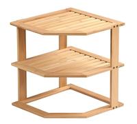 Kesper 58804 - Estantería de Cocina (bambú, 25 x 25 x 27 cm), Color marrón