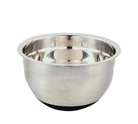 Kesper 90890 - Cuenco para mezclar (acero inoxidable, base de silicona, diámetro de 20 cm, altura: 11 cm)