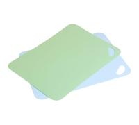 KESPER Alfombrilla de corte flexible (antideslizante) - Juego de 2, material: plástico (PP), dimensiones: 30 x 21 x 0,2 cm, color: verde, azul claro | 30552