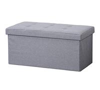 Kesper |Banco, Material: poliéster, Dimensiones: 76 x 38 x 38 cm, Color: Gris | 15952
