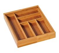Kesper Caja De Cubiertos Variable De Bambú Marrón 1 Unidad