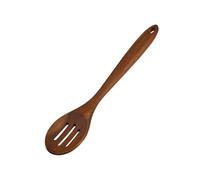 KESPER Cuchara de cocina con ranuras, material: madera de acacia, dimensiones: 33 cm de largo x 6,5 cm de ancho, color: marrón | 28942