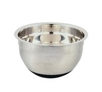 Kesper Cuenco para mezclar con escala de medición, material: acero inoxidable, silicona, tamaño: 24 cm de diámetro, altura: 1 cm, color: plata, negro | 90891