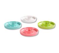 Kesper Egg cup 4 Piece of multicolored Bamboo, Brown 30 x 10 x 2 cm Brown