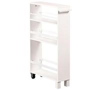 Kesper Estantería para nicho, Material: aglomerado, Dimensiones: 50 x 15 cm, Altura: 79 cm, Color: Blanco, 24854 13