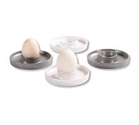 Kesper Huevera 41166, Juego de 4, Gris y Beige, Melamina