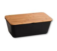 Kesper | Panera, material: plástico, bambú, dimensiones: 35 x 13,5 x 20 cm, color: negro, marrón | 58498