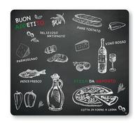 KESPER | Placa de corte multi-vidrio Ristorante, 56x50 cm | 3658813 | Cristal resistente con diseño italiano para cortar y cubrir