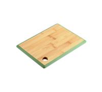 KESPER | Tabla de cortar, material: bambú, tamaño: 27 x 19 x 1,5 cm, color: marrón, verde | 58271