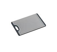 Kesper | Tabla de cortar, material: plástico (PP/TPE), dimensiones: 23,5 x 14 x 0,75 cm, color: gris/negro | 30882