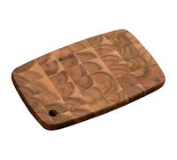 KESPER | Tabla de cortar profesional con orificio para colgar, material: madera de acacia (madera), dimensiones: 32 x 22 x 2 cm, color: marrón, natural | 28152