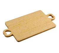 KESPER Tabla de cortar y servir con 2 asas de corazón, material: bambú con certificado FSC®, tamaño: 50 x 25 x 1,8 cm | 58497
