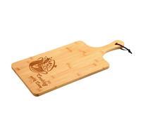KESPER Tabla de cortar y servir con corazón, material: bambú, dimensiones: 55 x 25 x 1,5 cm, diseño: Cooking with love, color: marrón | 58395