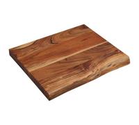 KESPER Tabla de cortar y trinchar, material: madera de acacia, dimensiones: 48 x 40 x 4 cm, color: marrón, natural | 29751