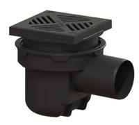 Kessel desagüe para sótano 20 cm negro 52101