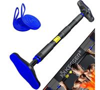 KESSER® Barra de dominadas Regulable en el marco de la Puerta, sin tornillos/taladros, extensible 68-106 cm, hasta 300 kg, asas Antideslizantes, in andas de Resistencia