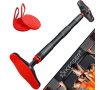KESSER® Barra de dominadas Regulable en el marco de la Puerta, sin tornillos/taladros, extensible 68-106 cm, hasta 300 kg, asas Antideslizantes, in andas de Resistencia