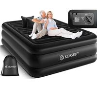 KESSER® Colchón hinchable con bomba eléctrica integrada, colchón de aire para camping o uso doméstico con bolsa, adecuado para 2 personas, 203 x 152,5 x 51 cm