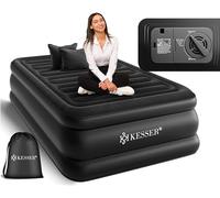 KESSER® Colchón Inflable con Bomba eléctrica integrada Colchón Inflable Elevado para los huéspedes de la Noche con Bolsa de Almacenamiento