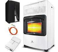 KESSER® El calentador cerámico de gas de 4200W, incl. regulador y manguera de gas, calentador con quemador cerámico de infrarrojos, bombonas hasta 15kg