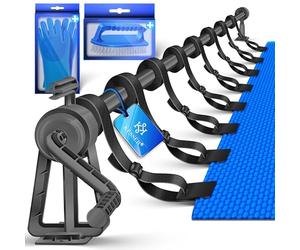 KESSER® Enrollador de piscina Premium Sistema de enrollado 1,05 m - 6,15 m para lona solar | dispositivo móvil de enrollado para lona de piscina y cubierta incluye cintas