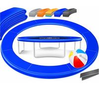 KESSER® Funda de Borde de trampolín, 30 cm de Ancho, Funda de Resorte 100% Resistente a los Rayos UV, Ø 366 cm, Azul