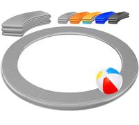 KESSER® Funda de Borde de trampolín, 30 cm de Ancho, Funda de Resorte 100% Resistente a los Rayos UV, Ø 426 cm, Gris Claro