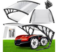 KESSER® Garaje para Robot cortacésped, Cobertura para Robot cortacésped, cortacésped robótico, jardín Resistente a la Intemperie, Incluye Material de Montaje, Dimensiones 82 x 103 x 47 cm.
