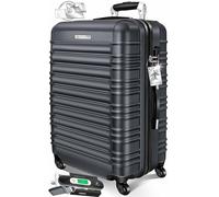 KESSER® Maleta rígida de Viaje, Incluye báscula de Equipaje + Etiqueta de Equipaje, Maleta con Ruedas, Cerradura de combinación, 4 Ruedas, plástico ABS, Mango telescópico