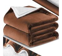 KESSER® Manta mullida de Sherpa, Muy Suave y cálida, de Franela de Forro Polar, Resistente a Las Arrugas y antidecoloración como Manta de sofá, Manta de sofá o Colcha