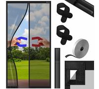 KESSER® Pantalla magnética contra Insectos para Puertas, mosquitero magnético para la Puerta, fácil de Utilizar, Incl. Montaje Adhesivo para la Puerta del balcón, 90 x 210 cm