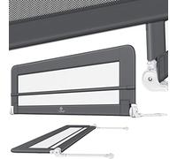 KESSER® Riel de Cuna Barandilla de Cama para niños Barandilla de Cuna para niños Riel de Cuna para niños, 150cm - Gris Oscuro