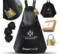 KESSER® Saco de riego para árboles, saco de agua y bolsa de riego de árboles, bolsa de duradera y resistente a los rayos UV, sistema de riego de jardín y árboles, 100 Litros, Negro, Set de 4