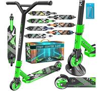 KESSER® Scooter Funscooter X-Limit, 360° conducción con cojinetes de Bolas ABEC 9, Ruedas de PU de 100 mm, Robusto Patinete de Ciudad y Trucos para niños y Adultos