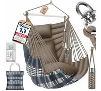 KESSER Silla colgante Haití 150 kg capacidad de carga, silla colgante rotación de 360 °, columpio colgante interior exterior resistente a los rayos UV y resistente al agua, fácil de mantener, incluye