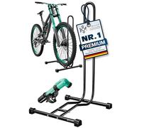 KESSER® Soporte de bicicleta para bicicleta de montaña, bicicleta eléctrica, bicicleta de ciudad, bicicleta de carretera, MTB, soporte de suelo para bicicleta independiente, ancho de neumático de