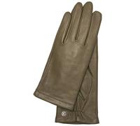 Kessler Guantes Chelsea de cuero verde oliva