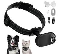 Kestanlora Collar de cámara HD 1080P para gatos con grabación de video, mini cámara deportiva inalámbrica, cámaras de acción pequeñas, cámara corporal para suministros de mascotas/cosas, regalo de