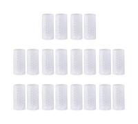 kesurpae 10 Pares de Cubiertas Perforadas con Apertura elásticas fáciles y Resistentes al Desgaste para Zapatos de tacón Cubiertas Reutilizables Dobles Suaves Resistentes al Desgaste, 5CM, M