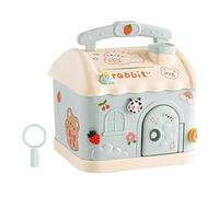 kesurpae Alcancía con Forma de Cerdito y Pegatinas DIY Que a los niños a Ahorrar de Forma Divertida y educativa. La alcancía Tiene una Llave.