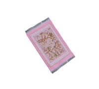 kesurpae Alfombra de Piso para Fiesta de simulación casa muñecas 1/12, Accesorio decoración único, Actividades Juego para niños, simulación Sala Estar, Dormitorio, Escena Vida, , Rosa , 17 x 10 cm