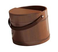 kesurpae Bañera para remojo de pies, pedicura de Para madera, remojo pies, calmante para los cansados durante tratamientos spa en el baño casa, lavabo Para madera para pedicura
