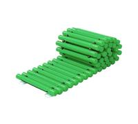 kesurpae Bloque de Equilibrio para Ejercicios de Puente Equilibrio para niños en Edad Preescolar, para Exteriores e Interiores, Color Amarillo, Verde, 150x28.5cm