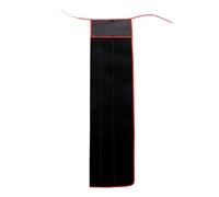 kesurpae Bolsa negra para cañas de pescar, ideal para mantenerlas en óptimas condiciones. Funda blanda para cañas. Bolsa de almacenamiento. Calcetines, 3 compartimentos, 140 centímetros