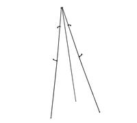 kesurpae Caballete telescópico Plegable de Metal Ajustable en Altura, Accesorio portátil para exhibir Obras de Arte, pósteres, Manualidades y Mucho más, Negro, Altura expandible 169cm