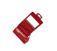 kesurpae Caja de índice de brocas Caja metal que almacena una variedad brocas con estilo Índice Organizador resistente metal Los taladros son una almacenamiento simple Marcado, 1 a 10 mm