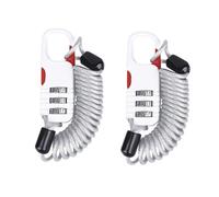 kesurpae Casco Compacto y fácil de Usar con Cerradura antirrobo con contraseña o Envolvente Alrededor de la carrocería del vehículo para un fácil Transporte Neumático bloqueable