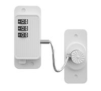 kesurpae Cerraduras para niños para gabinetes y cajones, cerradura de seguridad para refrigerador, cerradura de ABS para congelador, cerraduras para gabinetes de congeladores verticales, B