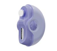 kesurpae Cortaúñas 2 en 1, pulidor de manicura automático, pulido fino de 360°, fácil usar para personas mayores, niños pequeños, adultos y, violeta