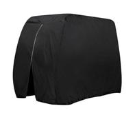 kesurpae Cubierta de PVC Impermeable y Antipolvo para Carrito de Golf, Protege contra la Lluvia y la Suciedad, con Acceso con Cremallera Trasera, Protector